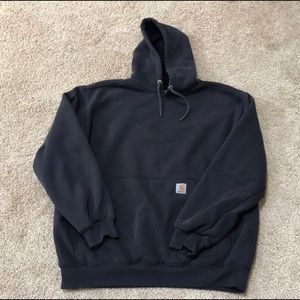 Carhartt men’s medium charcoal sweatshirt hoodie .